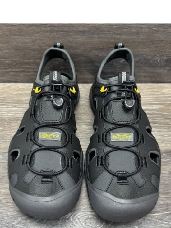 New KEEN Solr Fisherman 1022246 Mens Black Canvas Sport Sandals  Sz13 main image 5